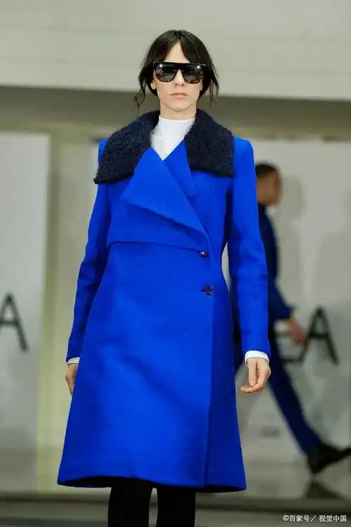 无论是深蓝色,宝蓝色还是藏蓝色,都是非常适合做大衣的颜色,不仅有着