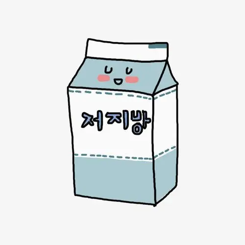 牛奶封面手绘牛奶