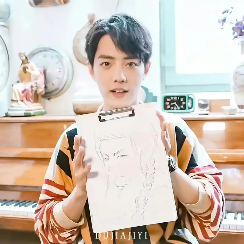 画画的baby#肖战 - 抖音