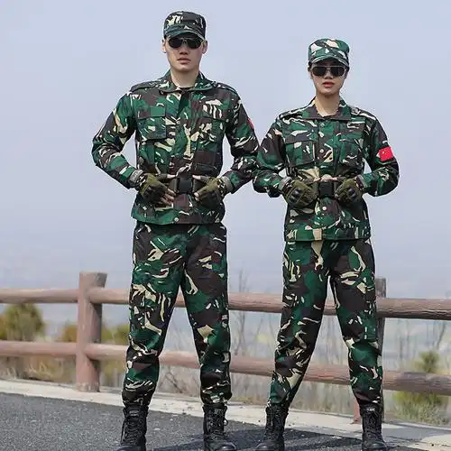 迷彩服套装特种兵服装装作训服女军迷军装外套耐磨作训外套