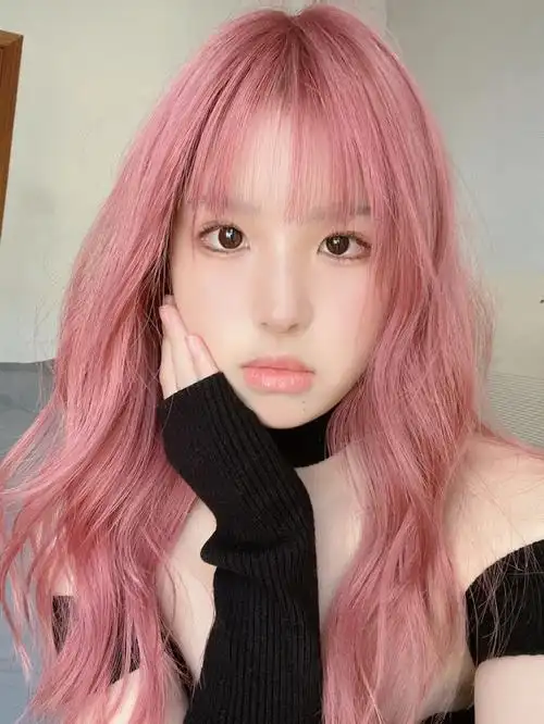 神仙发色安利春日粉色头发