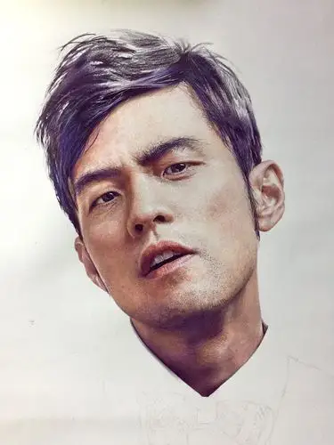 周杰伦彩铅画