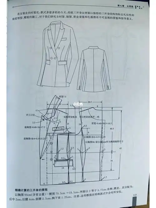 服装裁剪  #裁剪图分享  #裁剪图  #西装  #西装定制