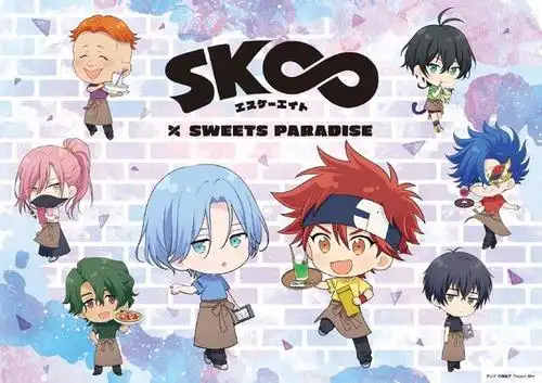 《无限滑板 sk8》梦幻联动,全员化身q版餐厅服务员,可可爱爱!