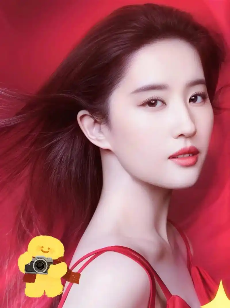 刘亦菲这组真的太美啦! 我感觉红色好大气!
