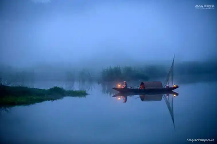 蓝色效果:用ps调出古风人像唯美仙境效果