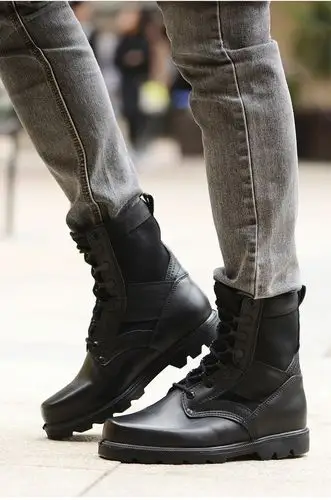 春秋特种兵男女07作战靴战术靴高帮透气靴保安配发军靴作训靴厂家