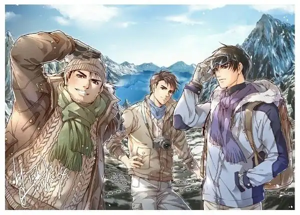 求盗墓笔记铁三角高清此图