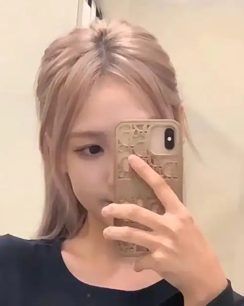 同款发色 玫瑰粉金7515又粉又金欲罢不能6015rose女团发色