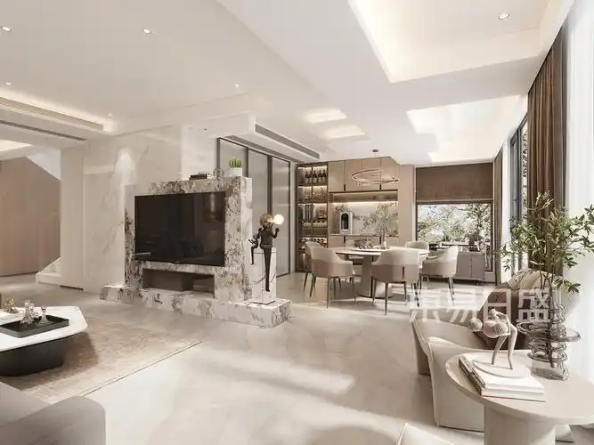 卧龙谷玖号250平大宅现代风格装修效果图