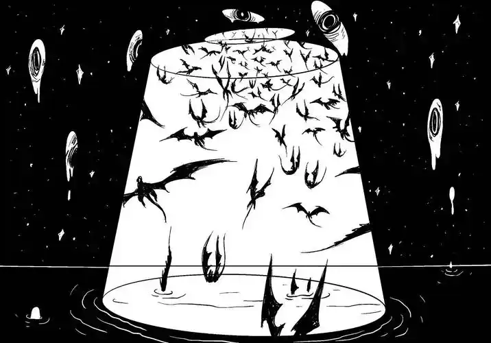 星空系列黑白线稿(一)