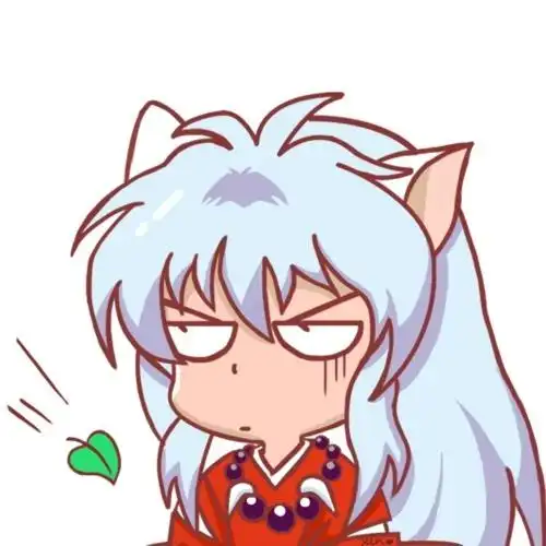 犬夜叉斜眼看树叶头像