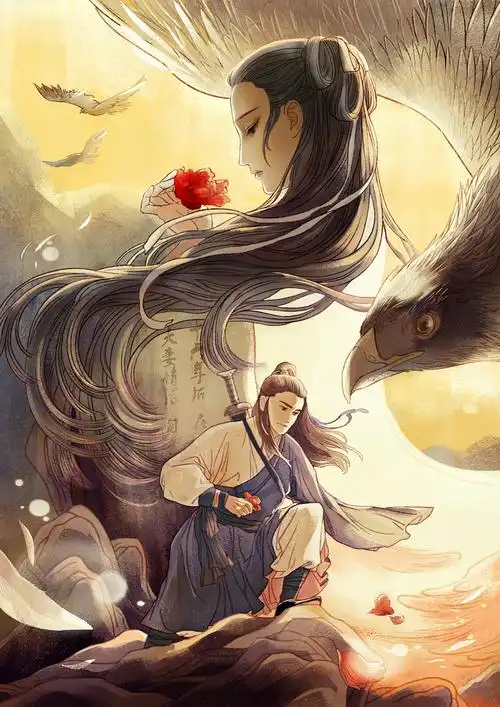 子鵺坊丨神雕侠侣 绝迹江湖_子鵺坊插画-站酷zcool