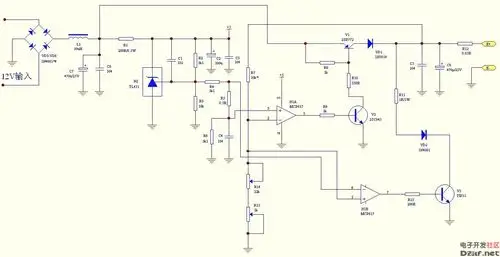用电路模拟电池的电路图