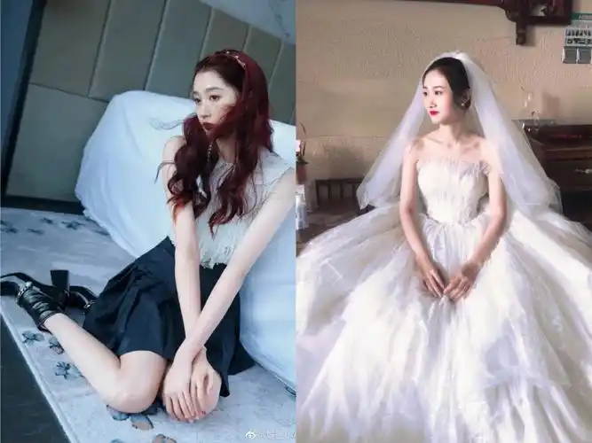 今天想蹭关晓彤的热度神似明星的新娘子
