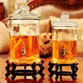 宏达玻璃泡酒瓶带龙头无铅长寿药酒瓶 19.8-168.8元包邮