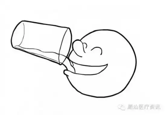 喝水简笔画小朋友喝水简笔画图片水的用途图片简笔画