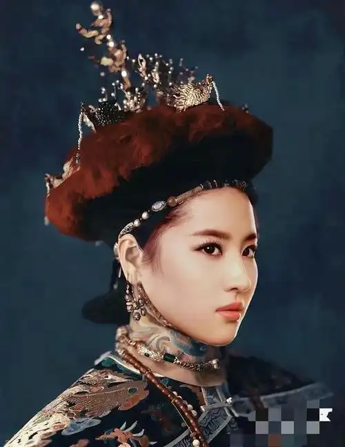 刘亦菲如果演甄嬛传美轮美奂太后年轻时穿的粉蓝清新脱俗