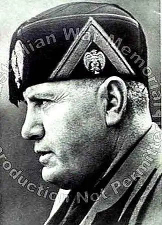 意大利法西斯独裁者,国家法西斯党党魁,首相,第二次世界大战主要战犯