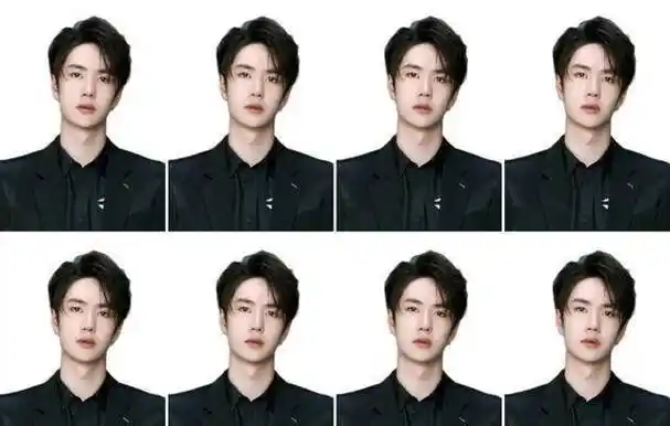 王一博证件照曝光,网友:和节目中差太多!_照片_肖战_少年