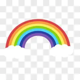 创意矢量小彩虹免抠元素