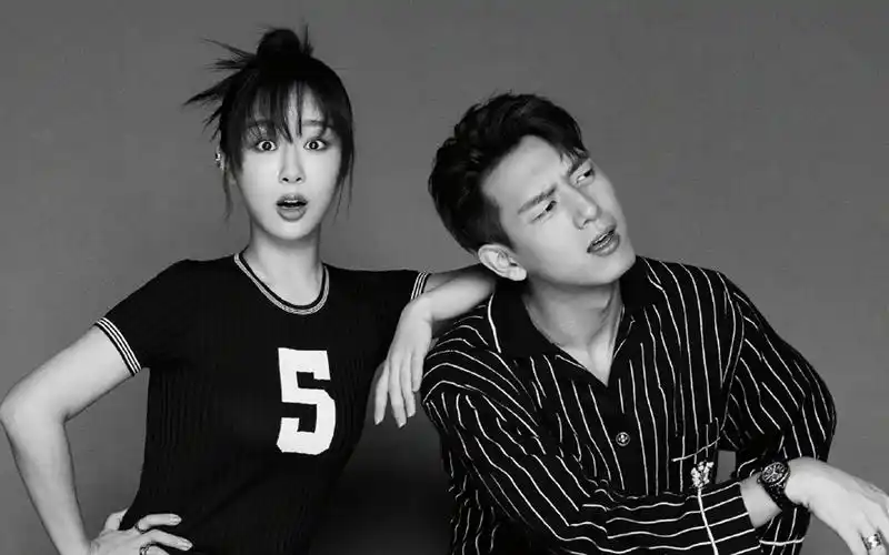 杨紫李现时尚杂志写真桌面壁纸