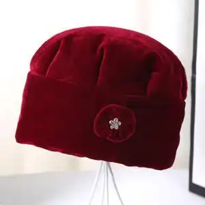 中老年人帽子女冬季妈妈婆婆老人奶奶秋冬天老太太保暖女士棉帽厚