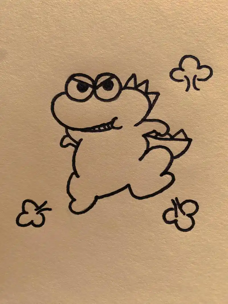 临摹 #手绘 #简笔画 #一学就会系列 #q版人物  可爱 - 抖音