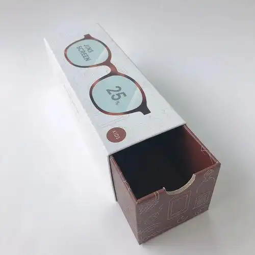 美瞳隐形眼镜盒定制太阳儿童折叠眼镜盒定做胶印隐形包装盒礼品盒