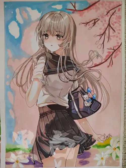 画二次元小姐姐只需要五步