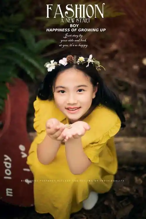 沿途的儿童摄影作品《8岁》