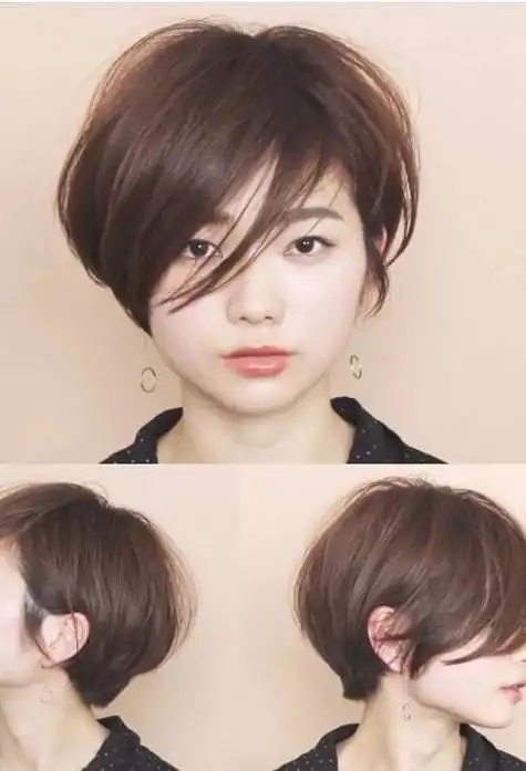 50岁女人短发造型设计 染什么颜色看起来年轻_发型造型_宝妈时尚生活