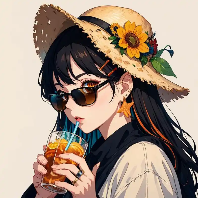 阳光女孩与午后时光