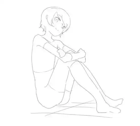 各种坐姿的画法,从姿势到比例逐一解析!这个很常用!