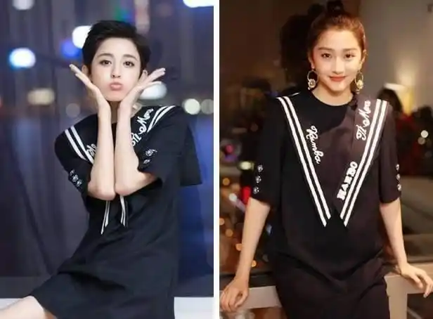 当关晓彤撞上唐嫣,身高仅1厘米之差,差距不是一般的大_网易订阅