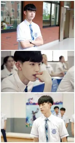 上的"最美校服"照片收到关注和追捧,此次出演《少年派》中的高中生