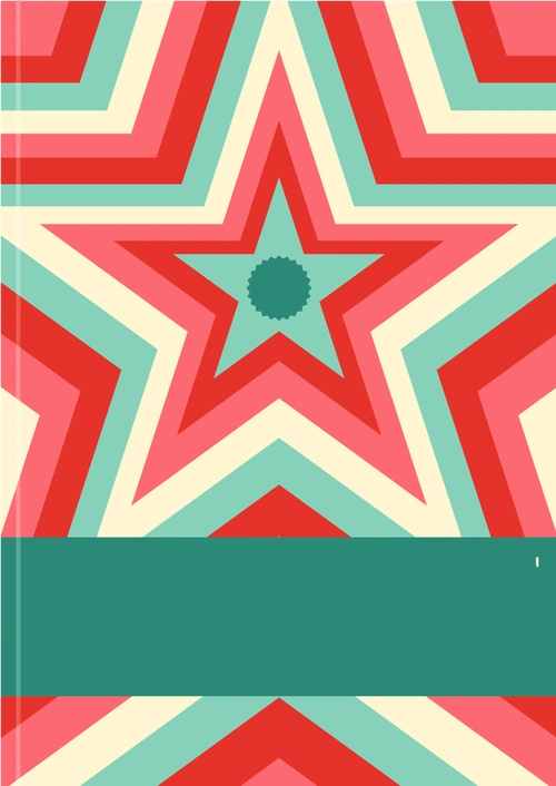 抽象几何宣传册杂志封面扁平背景素材