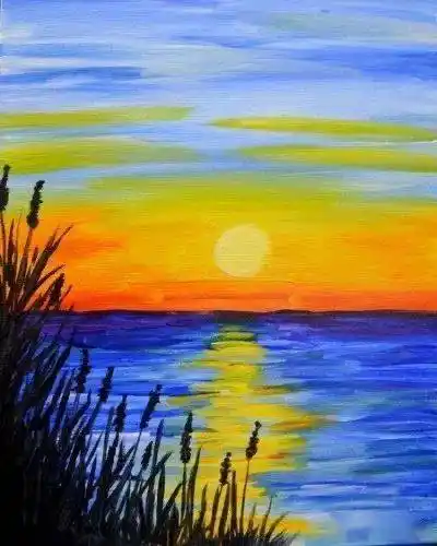 简单好看——17张适合初学者学习的色彩风景画!