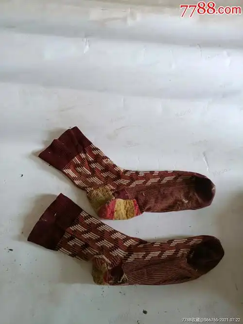 怀旧老手工补丁尼龙袜-袜子-7788音像