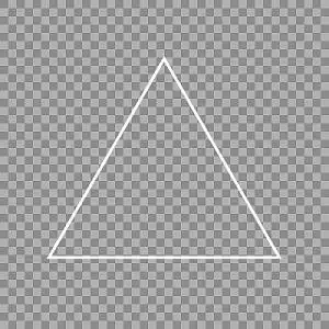 透明三角形