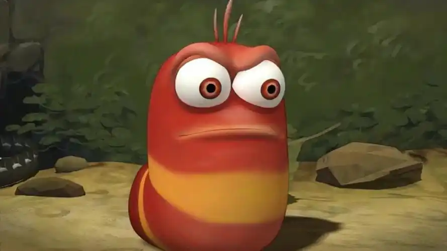 爆笑虫子洪水来了小红和小黄被大鱼追杀情急之下抓住了藤蔓