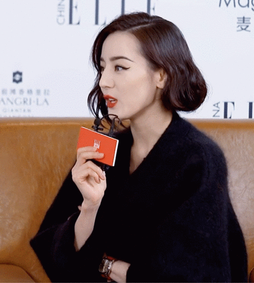 迪丽热巴今日短发搭配旗袍美女真的好高贵优雅