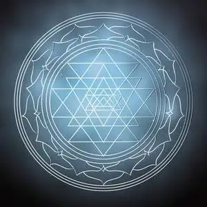 教符号矢量设计om 符号与曼陀罗时尚的黑色和白色图标印度 om 标志om