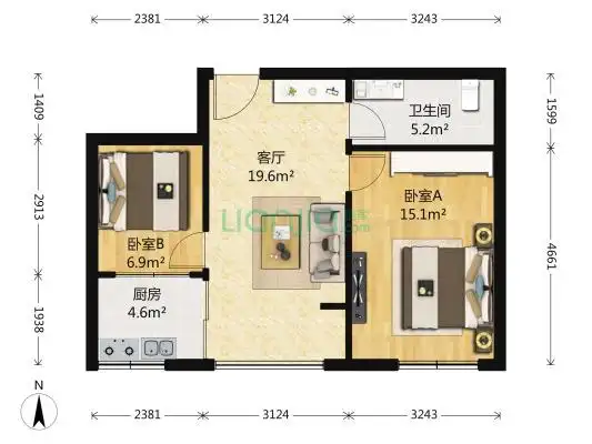 齐化家园房源|户型图|小区车位|交通地址详情分析!
