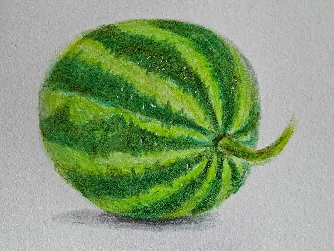 简单易学的彩铅儿童画,水果篇079191