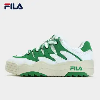 斐乐fila斑斓鞋rosetta女鞋板鞋面包厚底鞋时尚休闲运动鞋斐乐白艾草