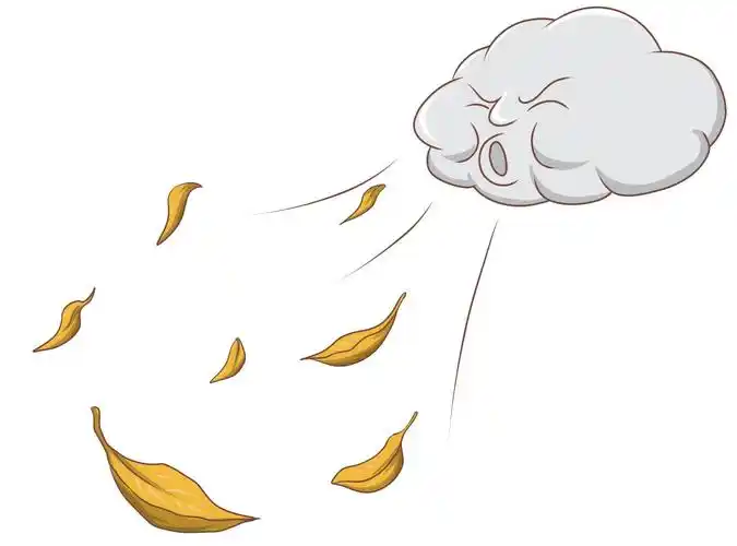 温馨提示最强大风来袭大家做好防护