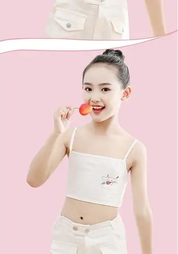 中小学生发育内衣 7-9-11-13-14岁女童发育期吊带背心抹胸少女小学生