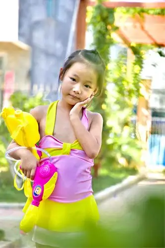 蓝天幼儿园戏水活动