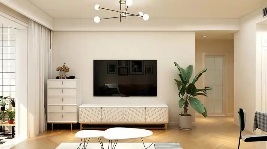 小户型装修80平简约小法式二居室装修